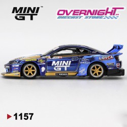 Mini GT Nissan Silvia S15 Lb-Super Silhouette N555 Team Liberty Walk Formula Drift 2025 Escala 1/64 MGT01157-R
