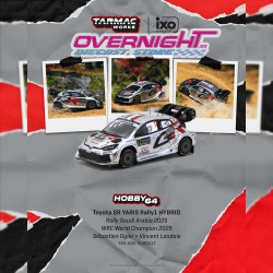 - PREORDER - Tarmac Works Toyota Yaris Gr Rally1 Hybrid Sébastien Ogier Rally Saudi Arabia 2025  - Escala 1/64 T64-085-25RSA17