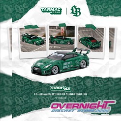 - PREORDER - Tarmac Works Nissan GT-R (R35) Lb Super Silhouette Emerald Green 2026 - Escala 1/64 T64-105-EG