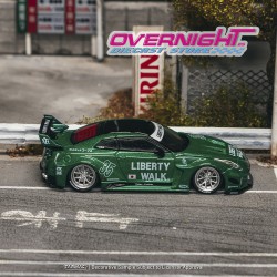 - PREORDER - Tarmac Works Nissan GT-R (R35) Lb Super Silhouette Emerald Green 2026 - Escala 1/64 T64-105-EG