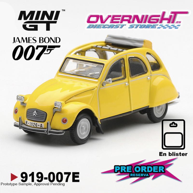 - PREORDER -  Mini GT Citroën 2cv Solo para sus ojos 1981 - Blister  - Escala 1/64 - MGT00919-007E