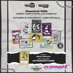 - PREORDER - Tarmac Works Toyota Sprinter Trueno AE86 Widebody Mickey Steamboat Willie + Cards - Escala 1/64 T64G-060-STEAM