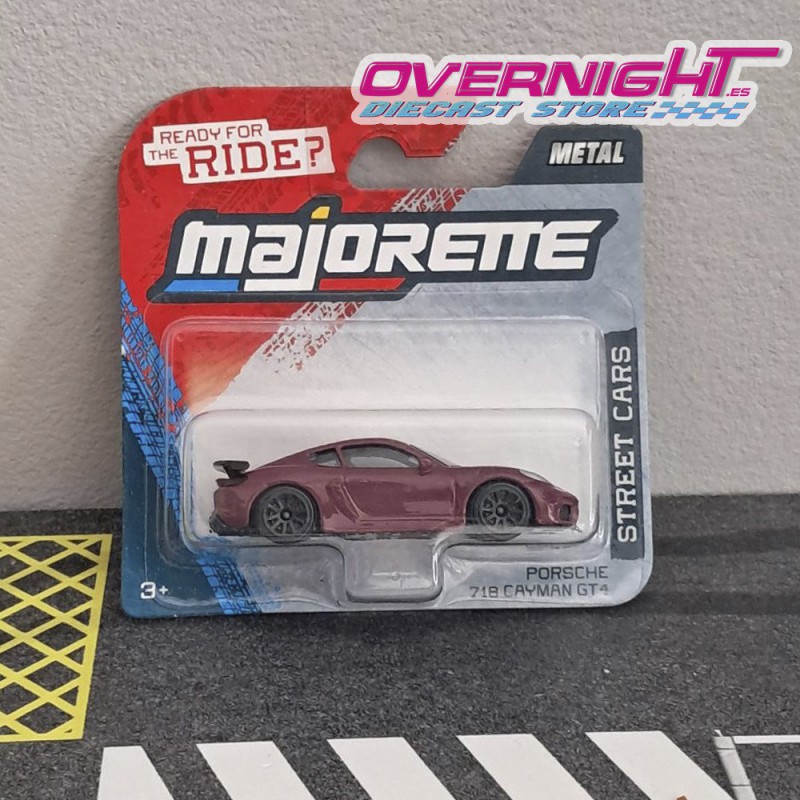 Majorette Porsche 718 Cayman GT4 Street Cars  - escala 1/64