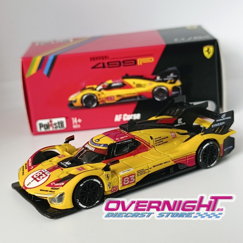 Polistil Ferrari 499P n83 24h Le Mans 2024 Kubica - Shwartzman - Ye - Escala 1/64 64FE02072
