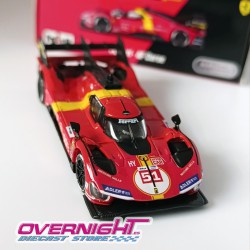 Polistil Ferrari 499P n51 24h Le Mans 2023 Winner Pier Guidi - Calado - Giovinazzi - Escala 1/64 64FE02071