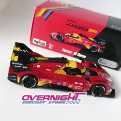 Polistil Ferrari 499P n50 24h Le Mans 2024 Winner Fuoco - Molina - Nielsen - Escala 1/64 64FE02070