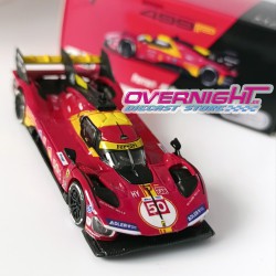 Polistil Ferrari 499P n50 24h Le Mans 2024 Winner Fuoco - Molina - Nielsen - Escala 1/64 64FE02070