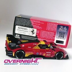 Polistil Ferrari 499P n50 24h Le Mans 2024 Winner Fuoco - Molina - Nielsen - Escala 1/64 64FE02070
