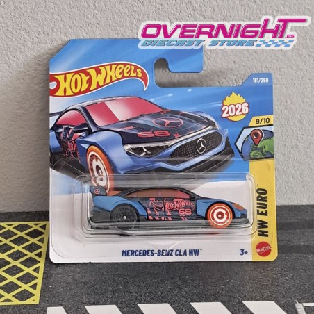 Hot Wheels Mercedes-Benz CLA HW HW Euro JJH63-N521 Escala 1/64
