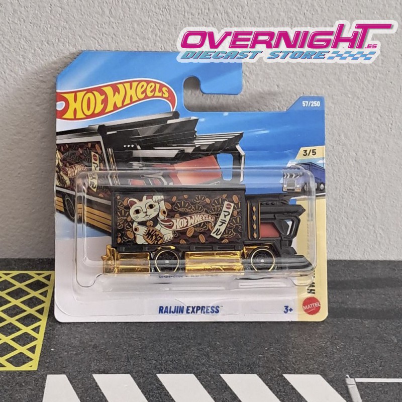 Hot Wheels Raijin Express HW Heavy Weights JJK85-N521 Escala 1/64