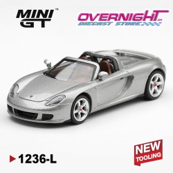 - PREORDER - Mini GT Porsche Carrera Gt Silver Metallic 2006 - Escala 1/64 - MGT01236-L