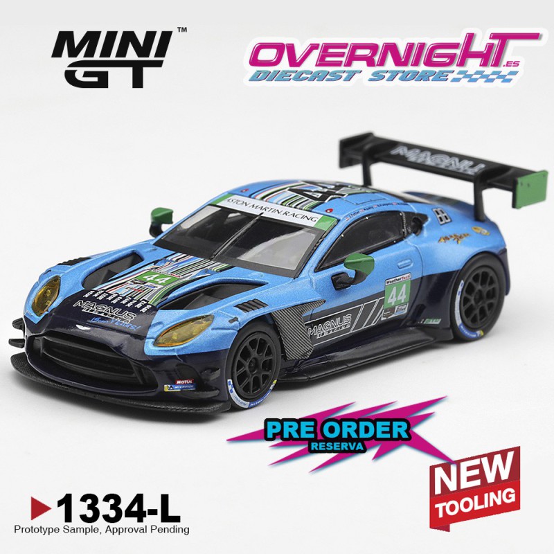 - PREORDER - Mini GT Aston Martin Vantage GT3 Evo N44 Magnus Racing Daytona 24 Hrs 2025 - Escala 1/64 - MGT01334-L