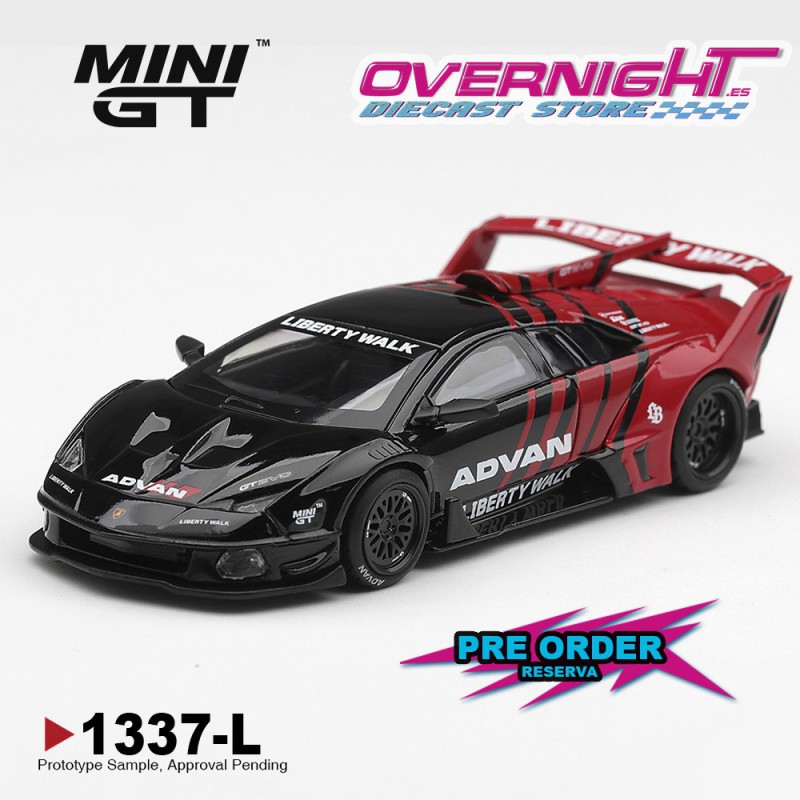 - PREORDER - Mini GT Lamborghini Murcielago LB-Super Silhouette GT EVO Advan 2026 - Escala 1/64 - MGT01337-L