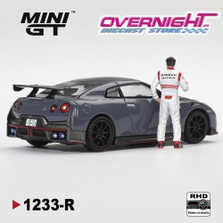 - PREORDER - Mini GT Nissan GTR R35 Nismo Tsukuba Production Car Lap Record Y Figura Matsuda - Escala 1/64 - MGT01333-R