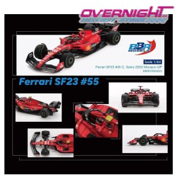 BBR 2023 Ferrari Sf23 n55 C. Sainz Monaco GP - Escala 1/64 BBRFER64023