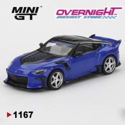 Mini GT Nissan Z Veilside FFZ400 Seiran Blue Escala 1/64 MGT01167-L