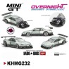 Mini GT Kaido House Nissan Silvia S13-R Kaido Works V1 verde Escala 1/64 KHMG232
