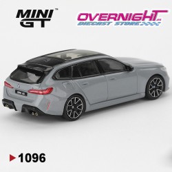 Mini GT BMW M5 (G99) Touring Brooklyn Grey Metallic coche a escala 1/64 MGT01096-L