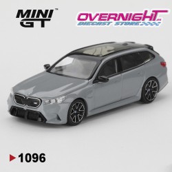 Mini GT BMW M5 (G99) Touring Brooklyn Grey Metallic coche a escala 1/64 MGT01096-L