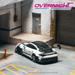 - PREORDER - Tarmac Works Porsche GT3RS (992.1) Manthey Racing Blanco 2025 - Escala 1/64 T64MC-023-WH