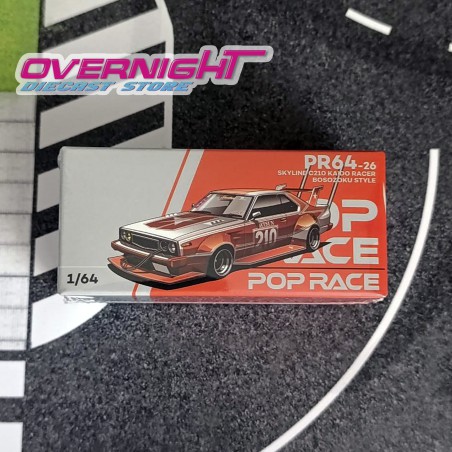 Nissan Skyline C210 Kaido Racer - Bosozoku Style – Pop Race escala 1/64