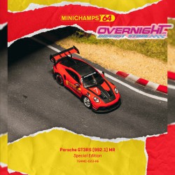 - PREORDER - Tarmac Works Porsche GT3RS (992.1) Manthey Racing Red 2025 - Escala 1/64 T64MC-023-RE