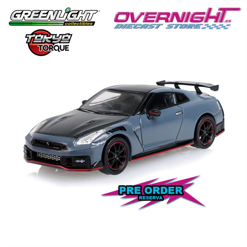 - PREORDER - Greenlight Nissan GTR R35 Nismo Stealth Grey - Serie 10 Tokyo Torque - Escala 1/64 235110-C