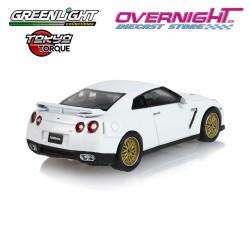 - PREORDER - Greenlight Nissan GTR R35 Pearl White With Customs Wheels 2024 - Serie 10 Tokyo Torque - Escala 1/64 235110-D