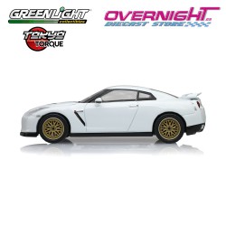 - PREORDER - Greenlight Nissan GTR R35 Pearl White With Customs Wheels 2024 - Serie 10 Tokyo Torque - Escala 1/64 235110-D