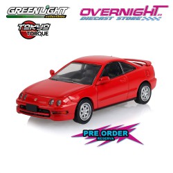 - PREORDER - Greenlight Acura Integra GS-R Milano Red With Customs Wheels 1994 - Serie 10 Tokyo Torque - Escala 1/64 235110-E