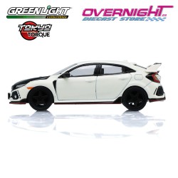 - PREORDER - Greenlight Honda Civic Type R Championship White 2018 - Serie 10 Tokyo Torque - Escala 1/64 235110-F