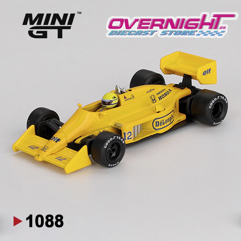 Mini GT Lotus 99t N12 Ayrton Senna Monaco Gp Winner 1987 Escala 1/64 MGT01088-L