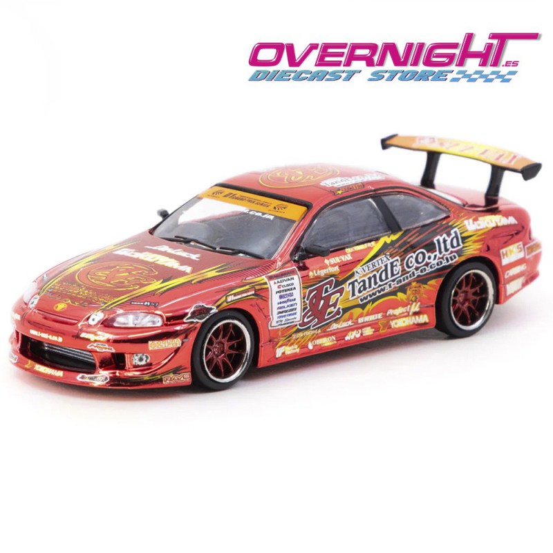 Tarmac Works VERTEX Ridge TE3006 Soarer Chrome Red - Tokyo Auto Salon 2026 Special Edition  - Escala 1/64 T64G-080-TE3006