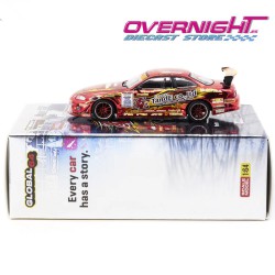 Tarmac Works VERTEX Ridge TE3006 Soarer Chrome Red - Tokyo Auto Salon 2026 Special Edition  - Escala 1/64 T64G-080-TE3006