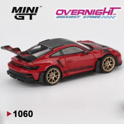 Mini GT Porsche 911 992 GT3 RS Guards Red Weissach Package - Escala 1/64 MGT01060L