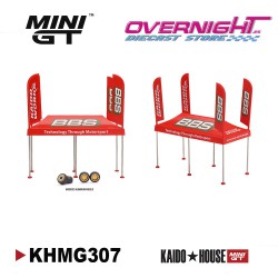 - PREORDER - Mini GT Kaido House Tent BBS V2 2026 - Escala 1/64 - KHMG307