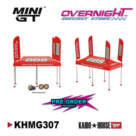 - PREORDER - Mini GT Kaido House Tent BBS V2 2026 - Escala 1/64 - KHMG307
