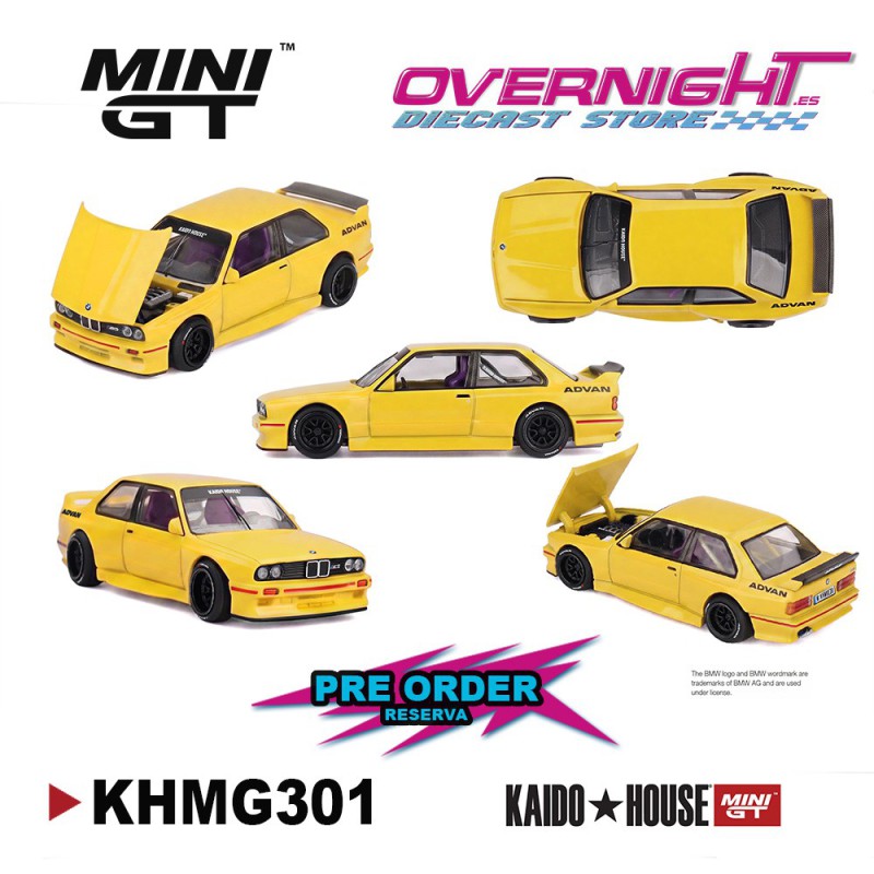 - PREORDER - Mini GT Kaido House BMW M3 (E30) Kaido GT V3 1989 - Escala 1/64 - KHMG301