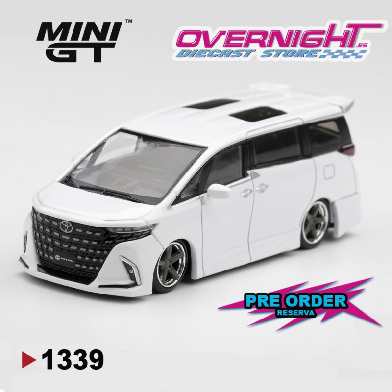 - PREORDER - Mini GT Toyota Alphard 40 Kuhl White 2025 - Escala 1/64 - MGT01339-L