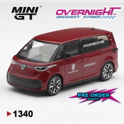 - PREORDER - Mini GT Volkswagen Id.Buzz Porsche Renndienst Red 2022 - Escala 1/64 - MGT01340-L