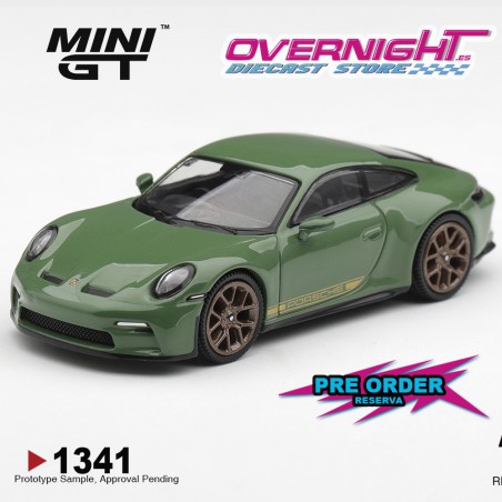 - PREORDER - Mini GT Porsche 911 (992) Gt3 Touring Auratium Green 2022 - Escala 1/64 - MGT01341-L