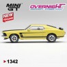 - PREORDER - Mini GT Ford Mustang Boss 302 Bright Yellow 1969 - Escala 1/64 - MGT01342-L