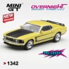 - PREORDER - Mini GT Ford Mustang Boss 302 Bright Yellow 1969 - Escala 1/64 - MGT01342-L