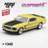 - PREORDER - Mini GT Ford Mustang Boss 302 Bright Yellow 1969 - Escala 1/64 - MGT01342-L