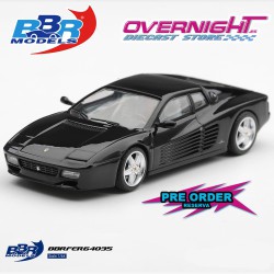 - PREORDER - BBR Ferrari 512 TR Nero 1992 - Escala 1/64 - BBRFER64035
