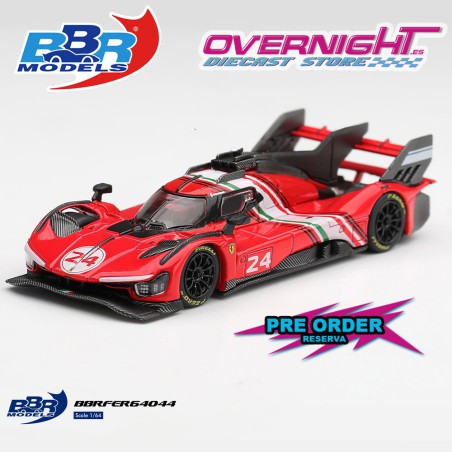 - PREORDER - BBR Ferrari 499p Modificata Rosso Corsa 2025 - Escala 1/64 - BBRFER64044