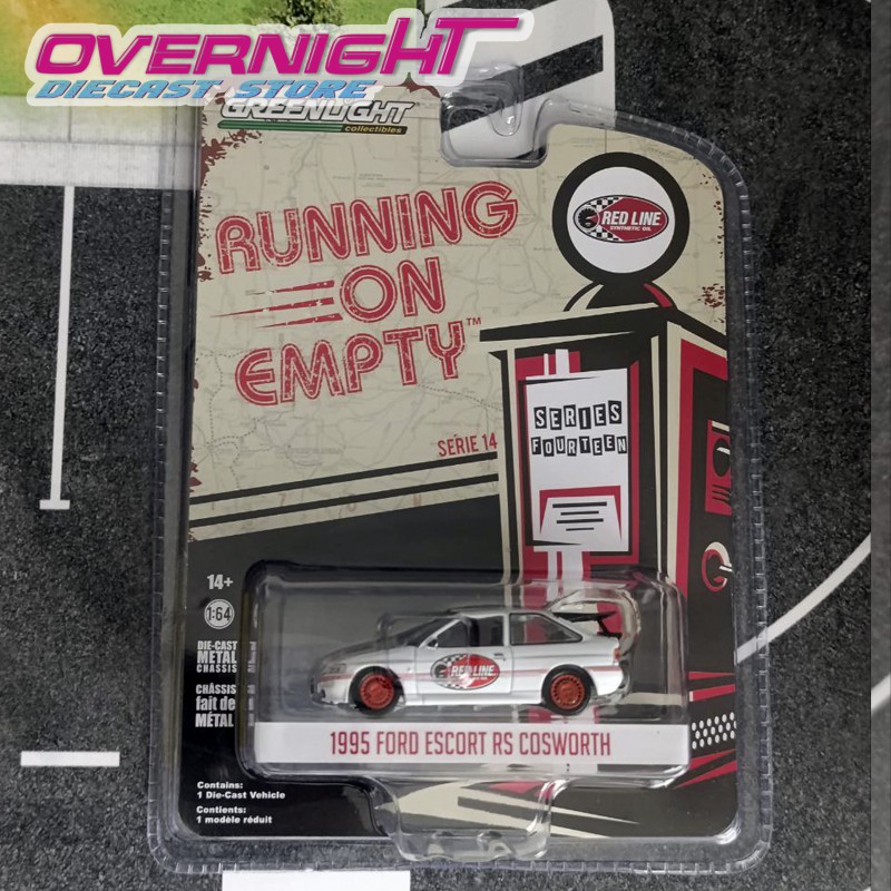 Greenlight Ford Escort RS Cosworth Blanco Red Line