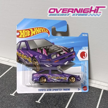 Hot Wheels Toyota AE86 Sprinter Trueno HW J-Imports JJK34-N521