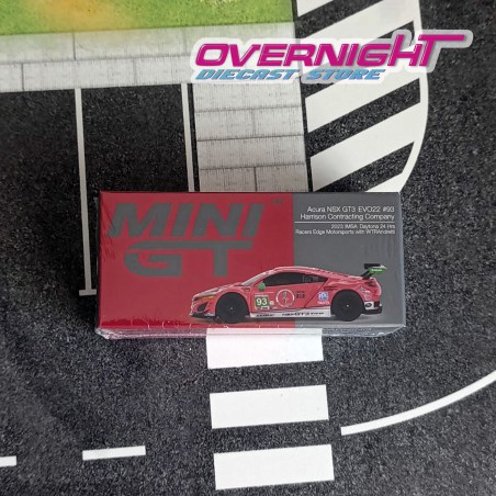 Acura Nsx Gt3 Evo22 n93 Wtr Racersedge Motorsport Imsa 2023 Daytona 24h - Mini GT escala 1/64