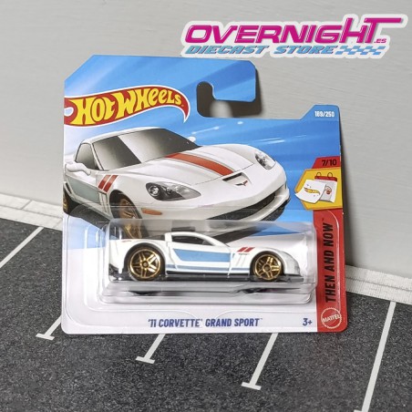 Hot Wheels 11 Corvette Grand Sport Then and Now JJK27-N521
